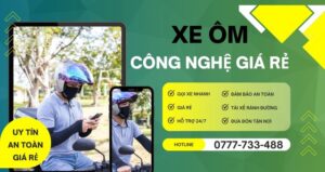 Đặt xe ôm công nghệ giá rẻ