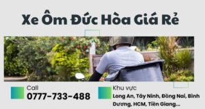 Đặt Xe Ôm Đức Hòa - Gọi Ngay Hotline 0777733488