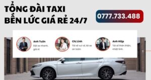 Số Điện Thoại Taxi Bến Lức Giá Rẻ - Gọi Ngay 0777733488