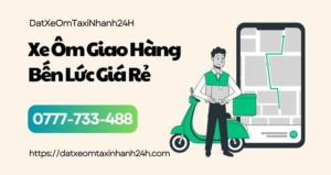 Dịch Vụ Xe Ôm Giao Hàng Bến Lức Giá Rẻ 24H - Hotline 0777733488
